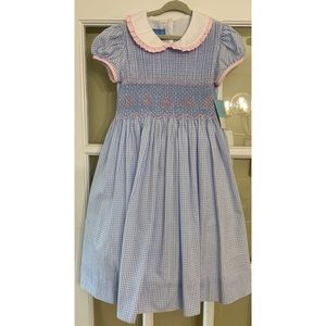 NWT Anavini Smocked Girl’s Dress 6X